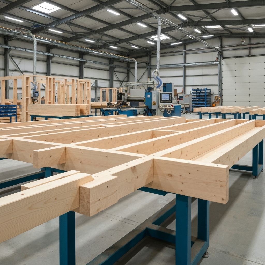 Houtskelet wandconstructie
